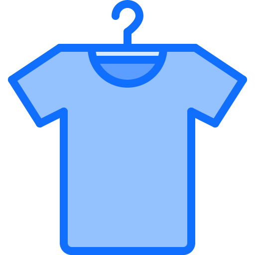 t-shirt Coloring Blue icoon