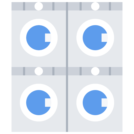 세탁기 Coloring Flat icon