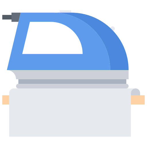 Ironing Coloring Flat icon