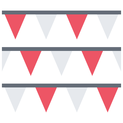 bandeira Coloring Flat Ícone