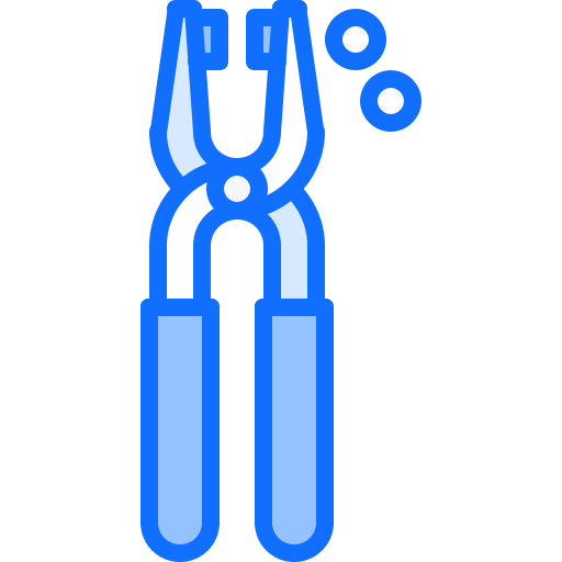 재봉 도구 Coloring Blue icon