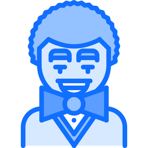 clown Coloring Blue icon