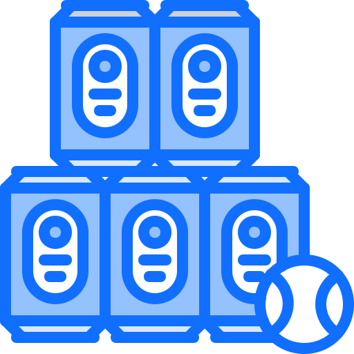 Can Coloring Blue icon