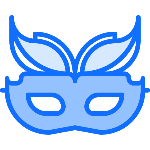 maske Coloring Blue icon