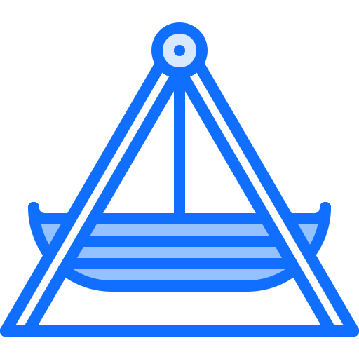 공정한 배 Coloring Blue icon