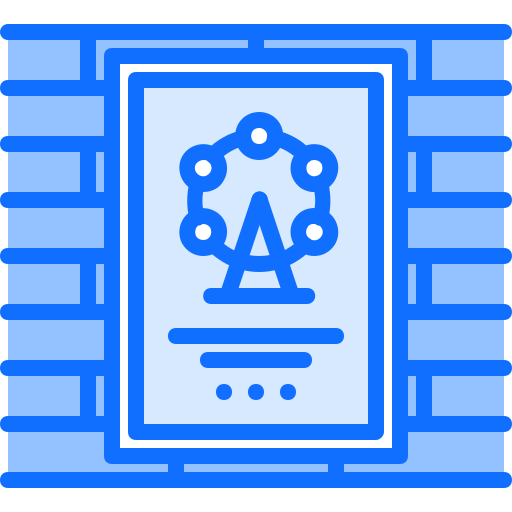 messe Coloring Blue icon