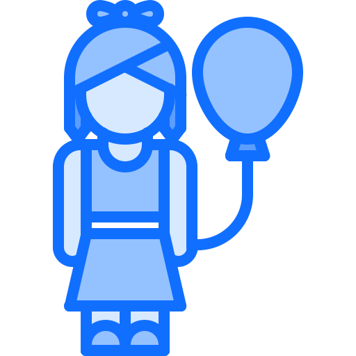Kid Coloring Blue icon