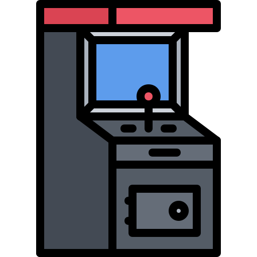 máquina arcade Coloring Color Ícone