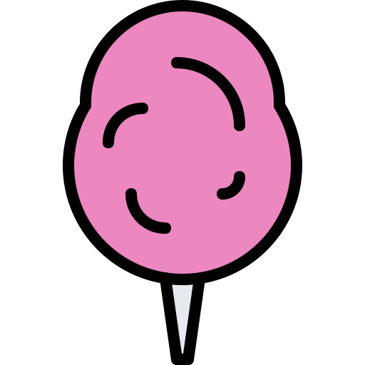 Cotton candy Coloring Color icon