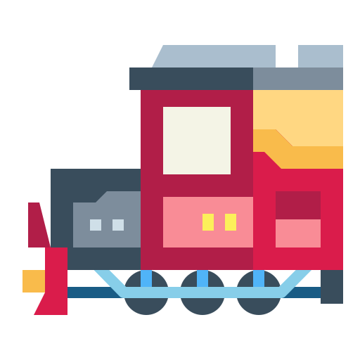 Trains Smalllikeart Flat icon