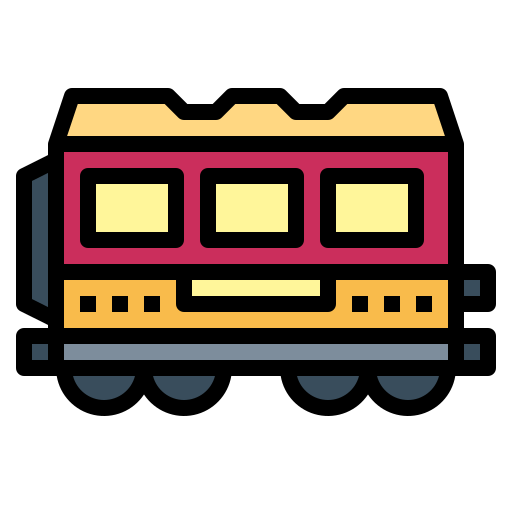 Trains Smalllikeart Lineal Color icon
