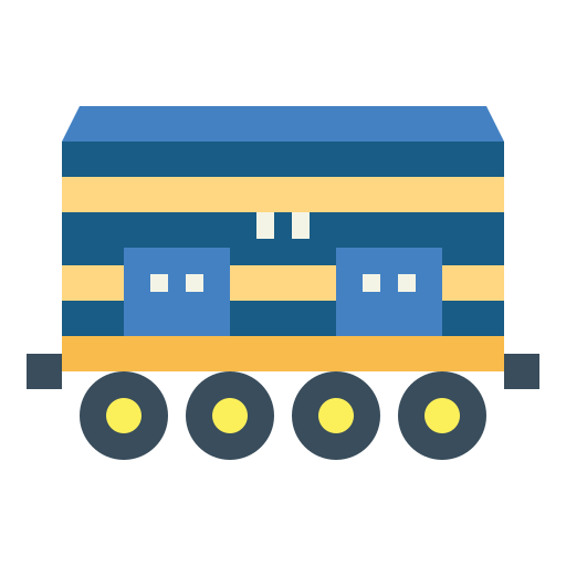 pociągi Smalllikeart Flat ikona