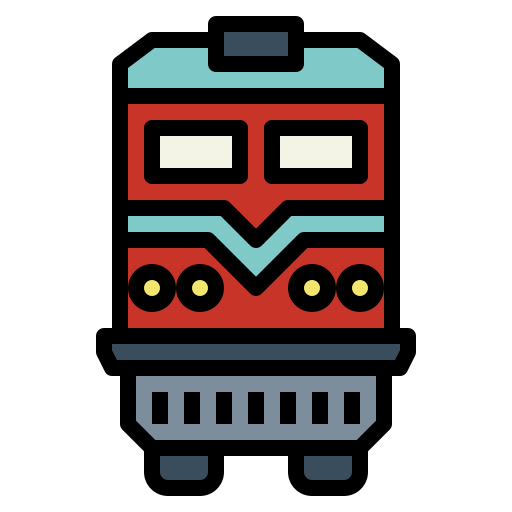 Trains Smalllikeart Lineal Color icon
