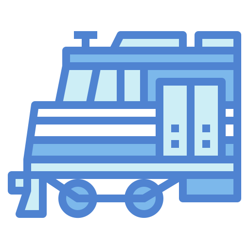 열차 Generic Blue icon