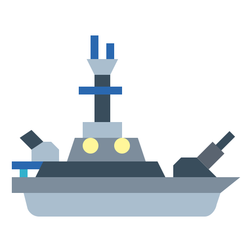 battleship Smalllikeart Flat Ícone