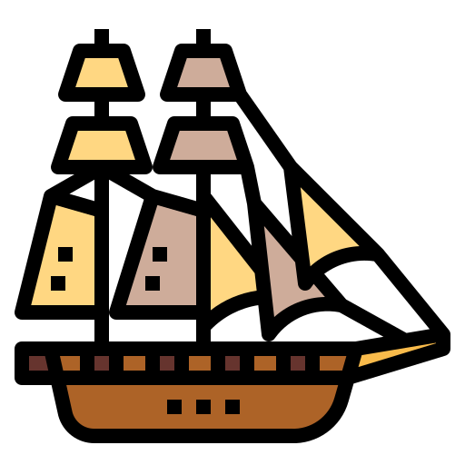 barca Smalllikeart Lineal Color Ícone