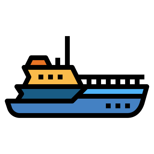 Yacht Smalllikeart Lineal Color icon
