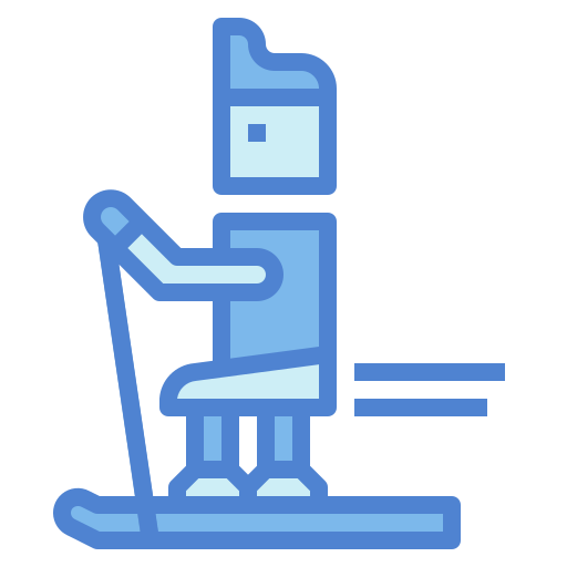 スキー Generic Blue icon