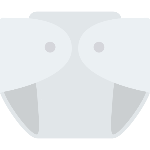 Diaper Dinosoft Flat icon