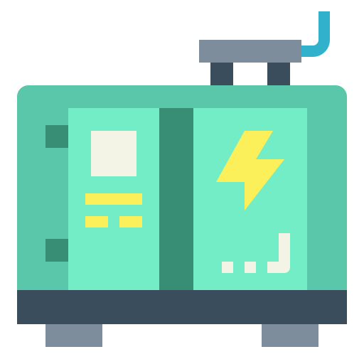 発電機 Smalllikeart Flat icon