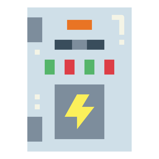Electrical panel Smalllikeart Flat icon