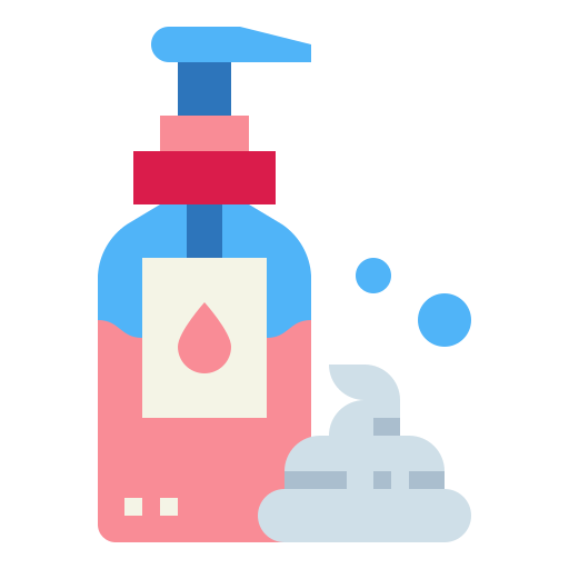 jabón líquido Smalllikeart Flat icono