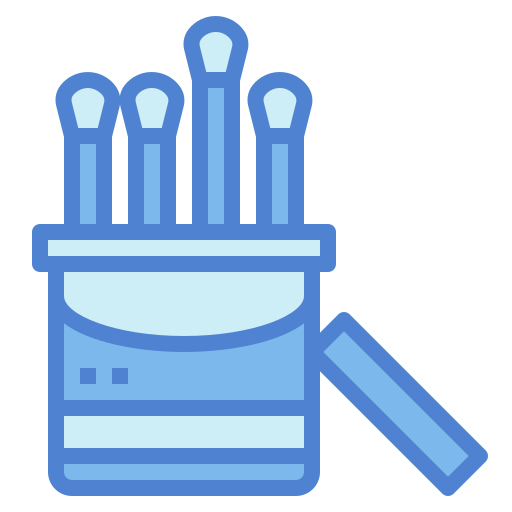 Cotton buds Generic Blue icon