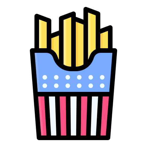 Fries Generic Outline Color icon