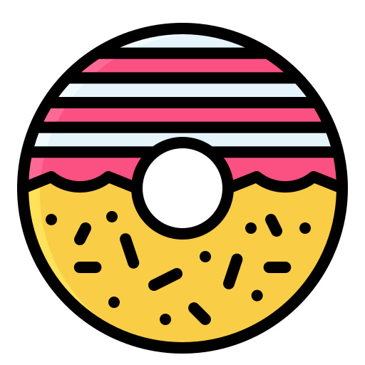 rosquilla Generic Outline Color icono