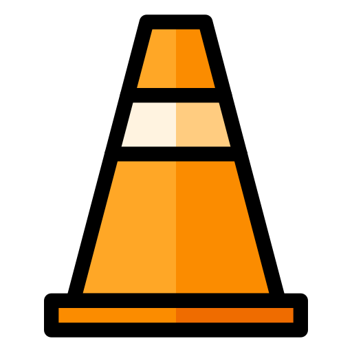 cone Generic Outline Color Ícone