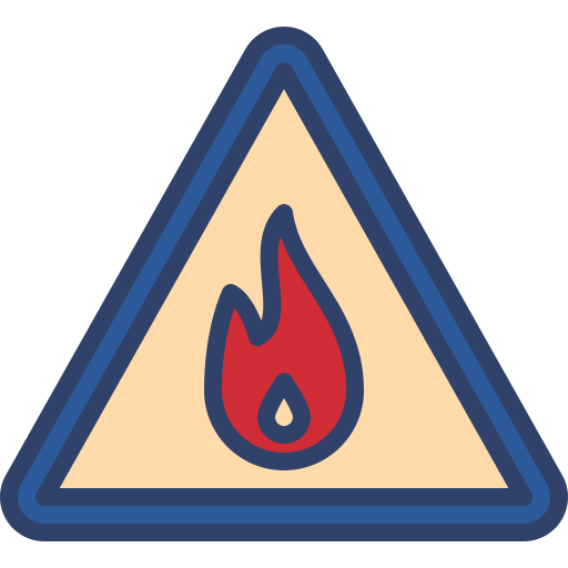 화재 표시 Generic Outline Color icon