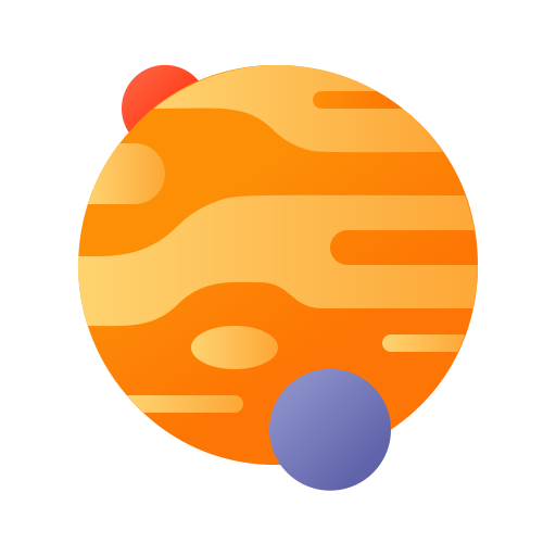júpiter Generic Flat Gradient icono