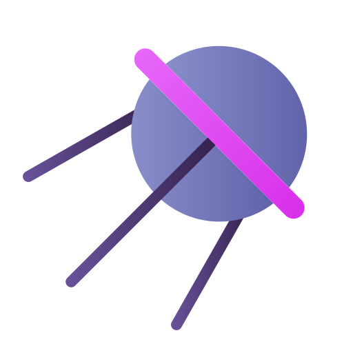 satelliet Generic Flat Gradient icoon