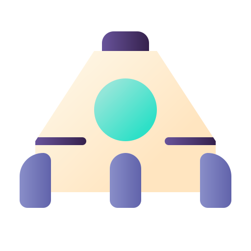 ruimtecapsule Generic Flat Gradient icoon