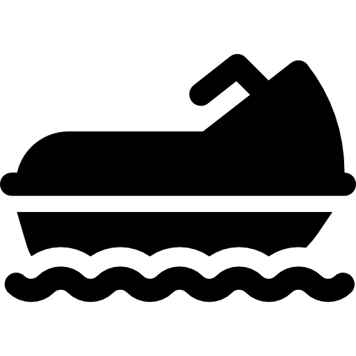sci d'acqua Basic Rounded Filled icona