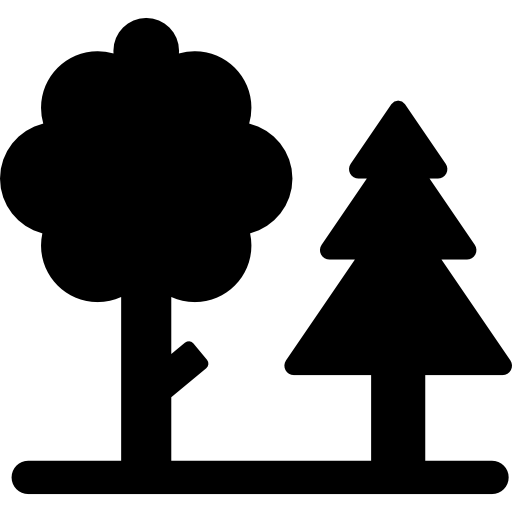 숲 Basic Rounded Filled icon