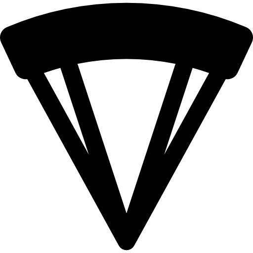 낙하산 Basic Rounded Filled icon