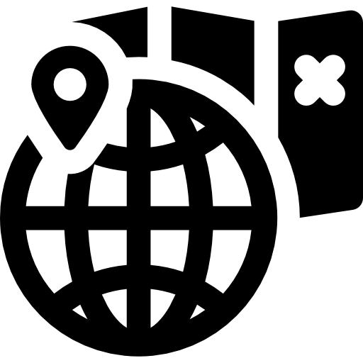 geografie Basic Rounded Filled icoon