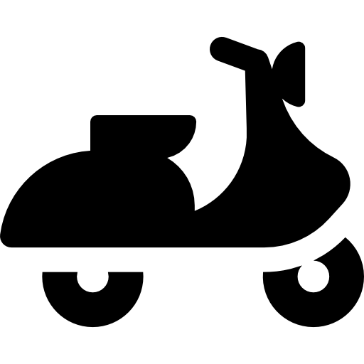 scooter Basic Rounded Filled icona