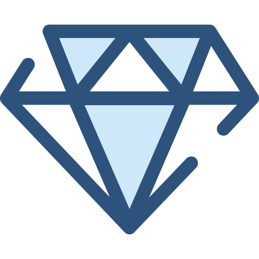 diamante Monochrome Blue icono