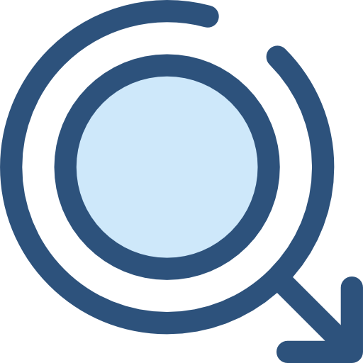 Mars Monochrome Blue icon