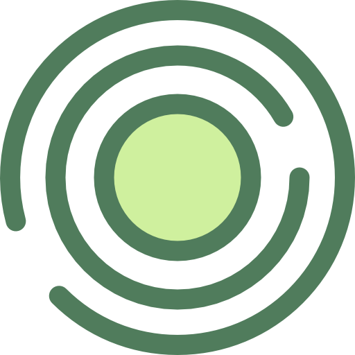 circulo Monochrome Green icono