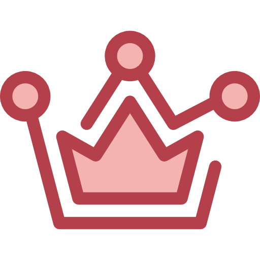 Crown Monochrome Red icon