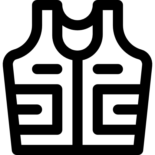 Vest Basic Rounded Lineal icon