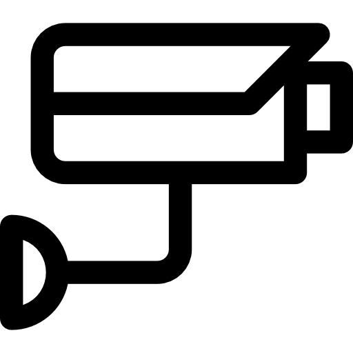 cctv Basic Rounded Lineal icoon