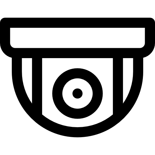 cámara web Basic Rounded Lineal icono