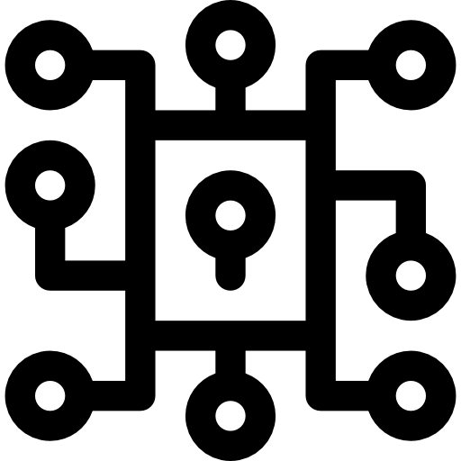 sleutelgat Basic Rounded Lineal icoon