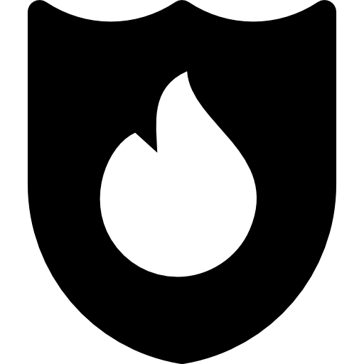 firewall Basic Rounded Filled icon