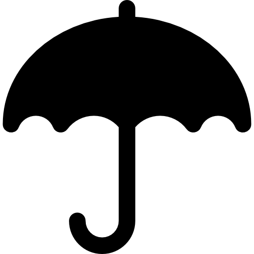 regenschirm Basic Rounded Filled icon