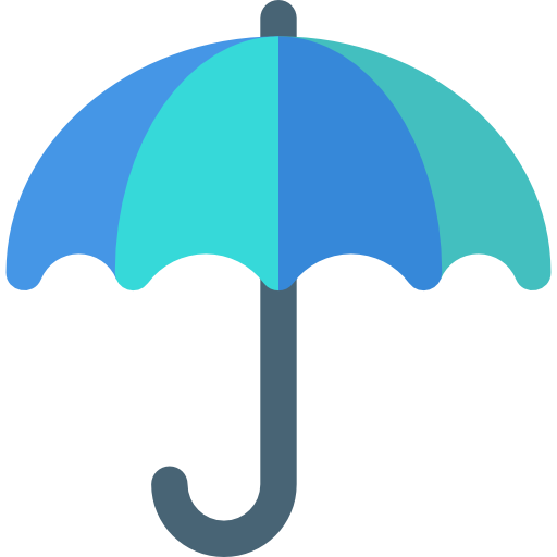 Umbrella Basic Rounded Flat icon